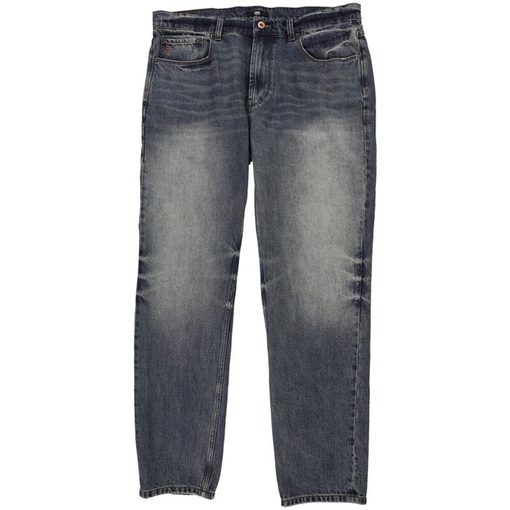 Frye Mens Astor Distressed Brighton Regular Straight Leg Jeans, NWT